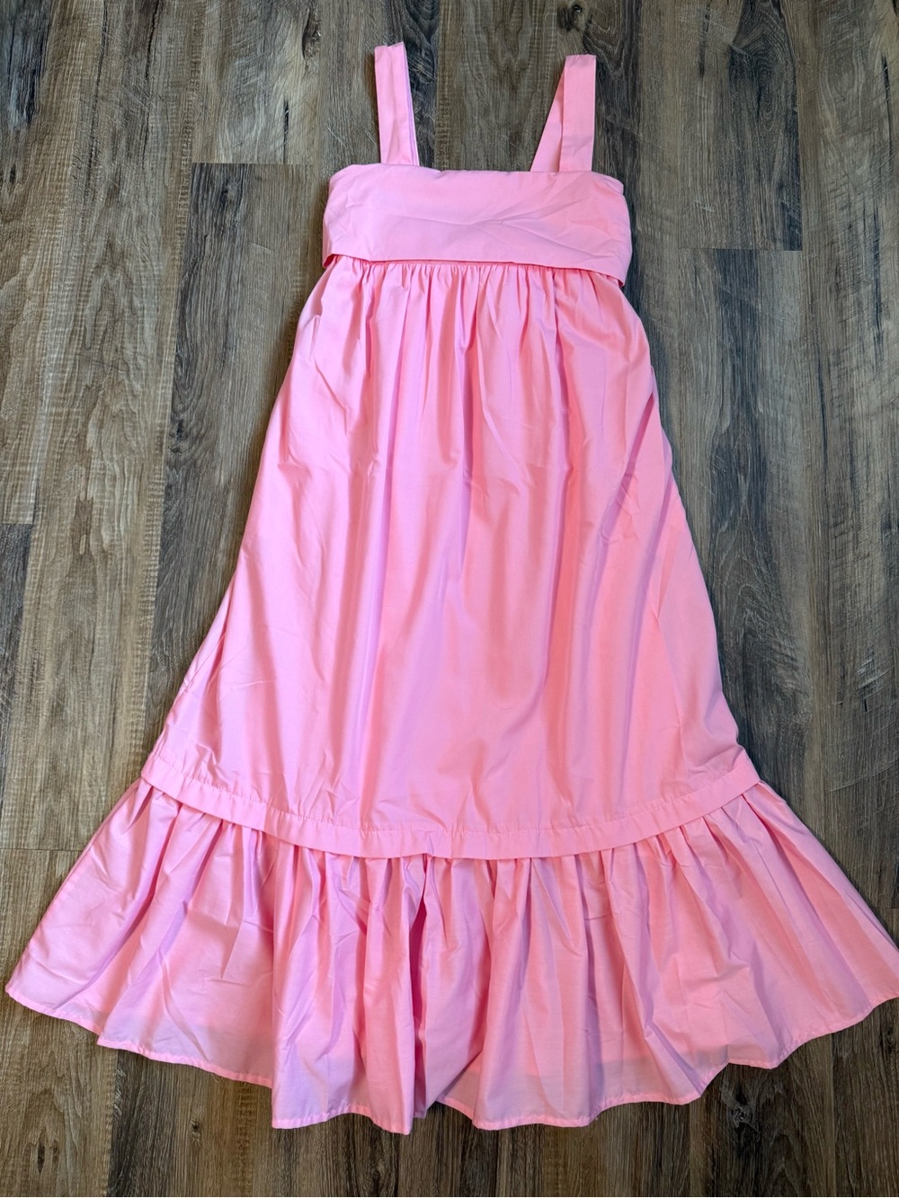 entro Pink Ruffle-Hem Sundress